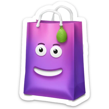 Bath and body works bag sticker