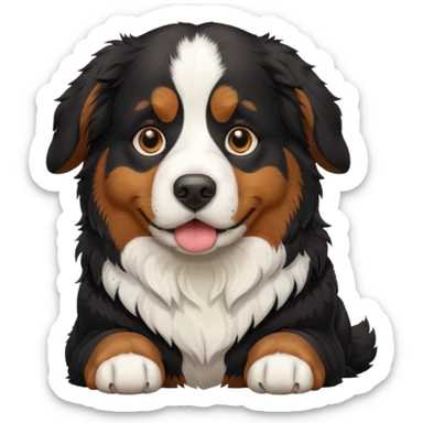 Bernese mountain dog sticker