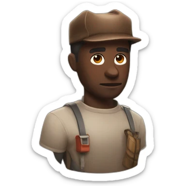 game team fortress 2 character sticker