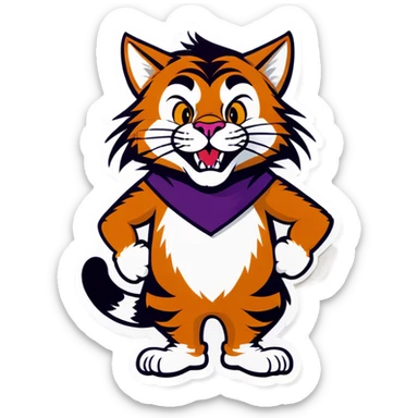 Willie the Wildcat sticker