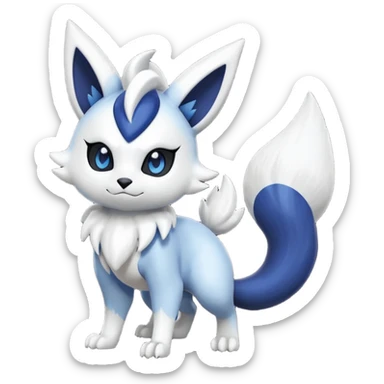 Zangoose-Meowstic-Absol-Pachirisu-fusion sticker