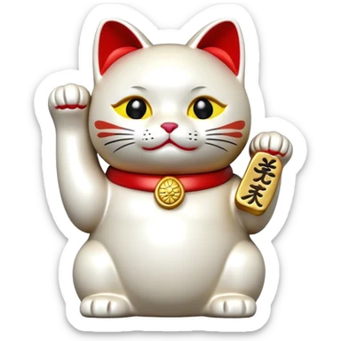 maneki neko sticker