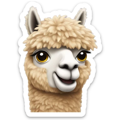 Alpaca sticker