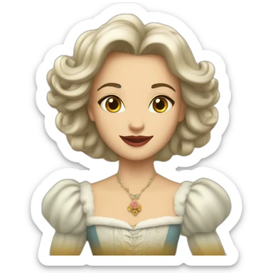 La Belle et la bête sticker