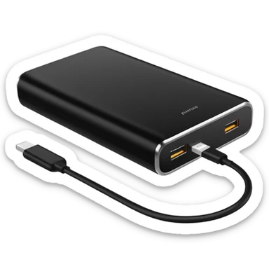 Power Bank charger sticker