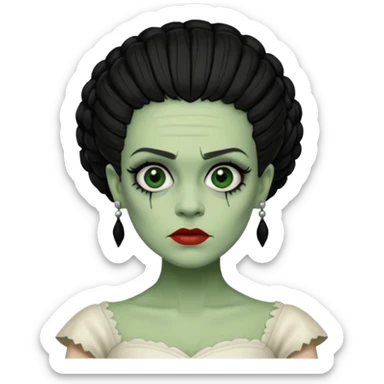 elle lanchester bride of Frankenstein  sticker