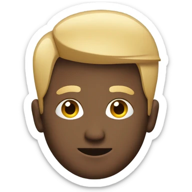 A man with blue jacket and a low tape fade haircut sticker