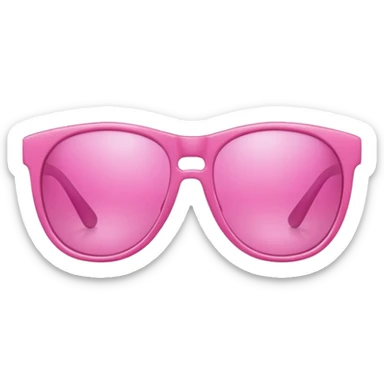 Pink sunglasses  sticker
