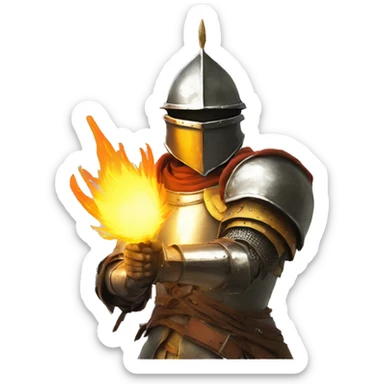 Dark Souls Solaire Praise the sun sticker