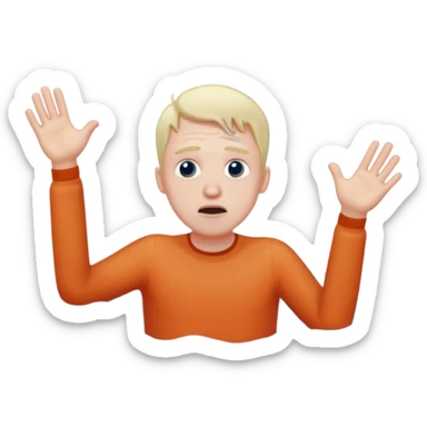 man drowning sticker