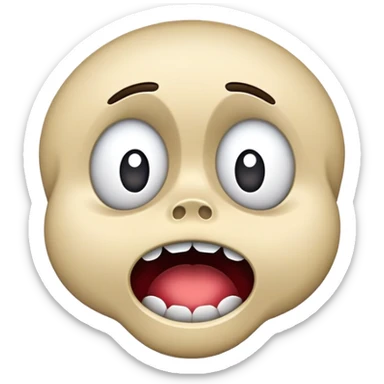 Jaw dropped to the floor sticker