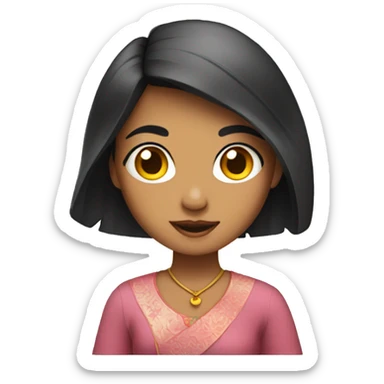 girl from Bali  sticker