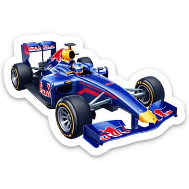 redbull f1 car sticker