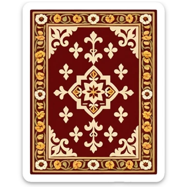 traditional carpet sticker