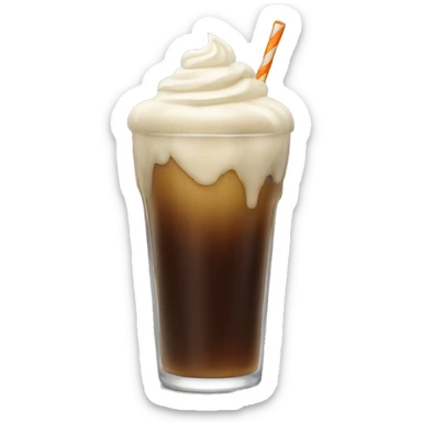 Rootbeer float sticker