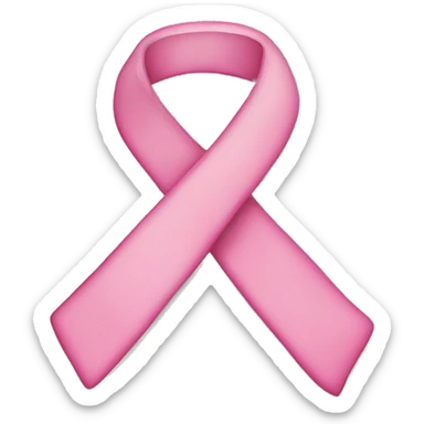 Breast cancer ribbon sticker