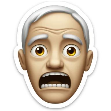 Fear of death sticker