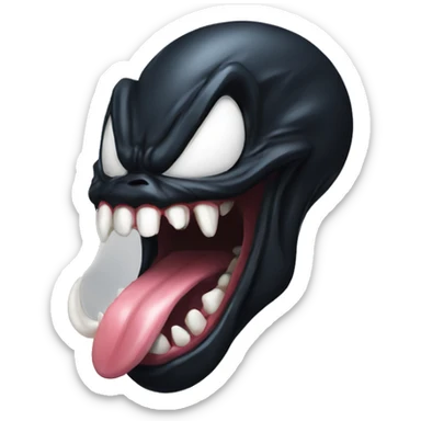 venom tongue sticker
