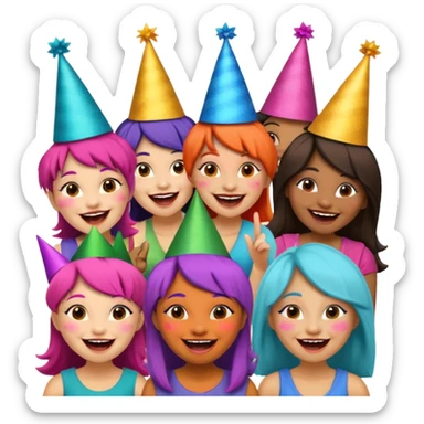 Make a women laughing women troll laughing sticker