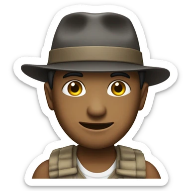 un chico tirando dinero sticker