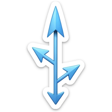 The word This with arrows pointing upwards sticker