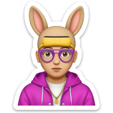 Bad Bunny, Latin Trap Singer sticker