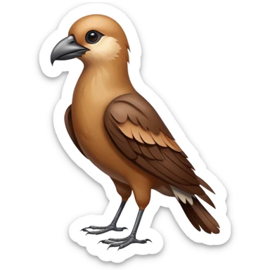 High resolution of   realistic full body bird distorted , no extra hybrid sticker