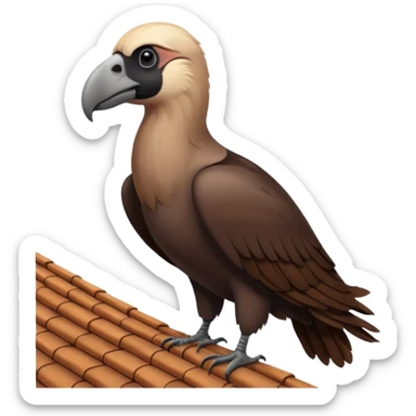 Un cóndor en el techo sticker