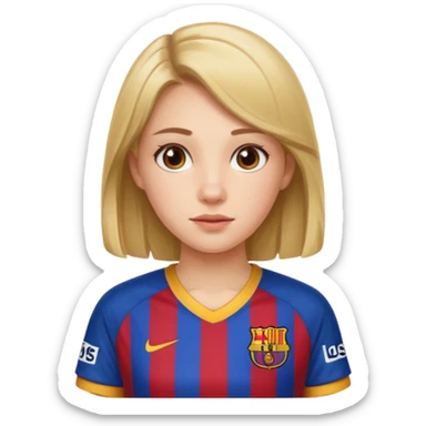 Barca niña sticker