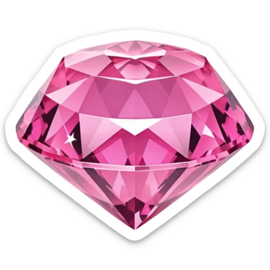 pink diamond sticker