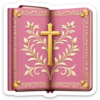 Biblia aesthetic rosa sticker
