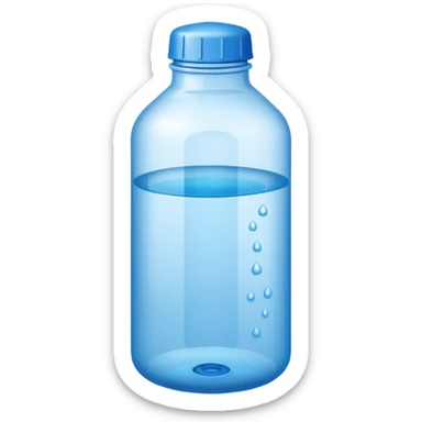 Big blue water bottle  sticker
