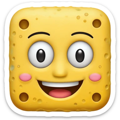 Bob esponja tierno sticker