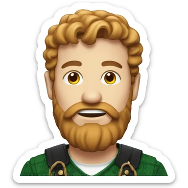 Irishman with a Scottish twist  sticker