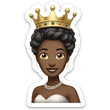 Ebony Queen sticker