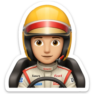 Formula racer sticker
