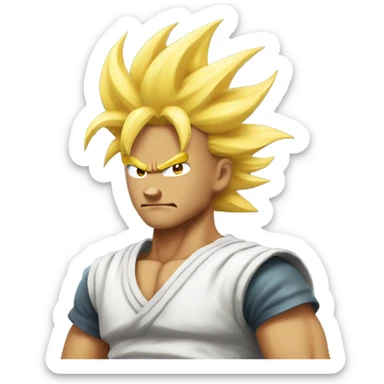 super sayan sticker