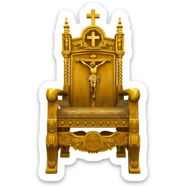 Trono de semana santa resucitado sticker