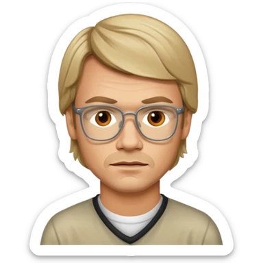 Jeffery Dhamer the People Nommer sticker