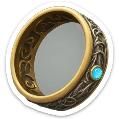 lord of the rings ring sticker