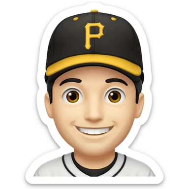 Trout Pittsburgh pirates sticker