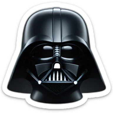 Star Wars Darth vader helmet sticker