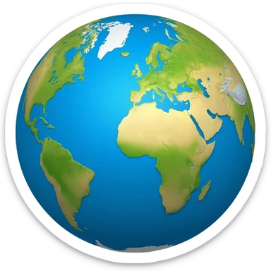 globe sticker