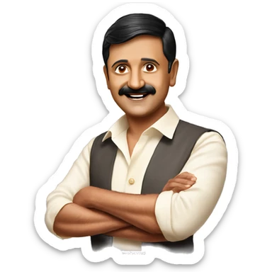 SANDALWOOD ACTOR Ramesh Aravind sticker