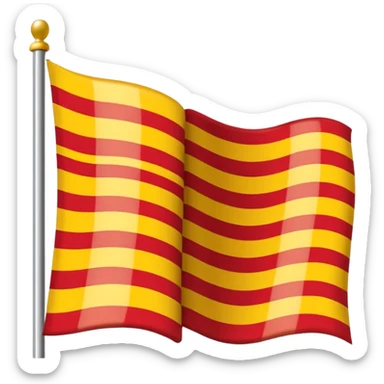 Catalan flag emoji sticker