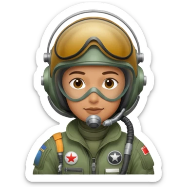 Aviador de combate sticker