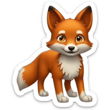 Renard sticker