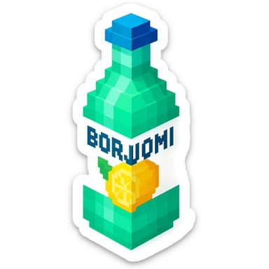 Borjomi lemonade sticker