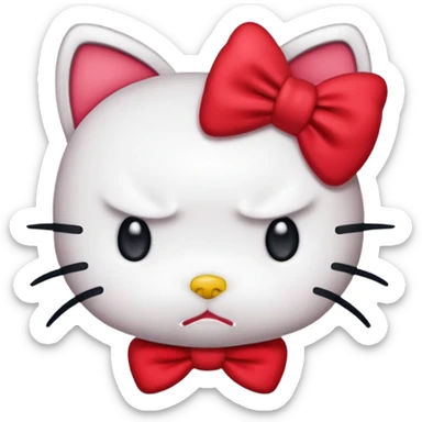 hello kitty grievances sticker