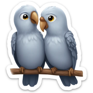 love birds sticker